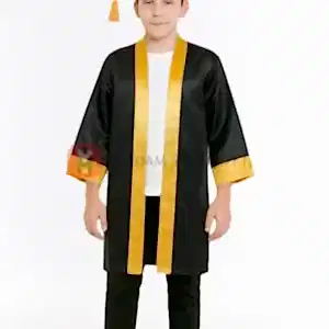 Ortaokul Altın Sarısı Mezuniyet Kep Cübbe