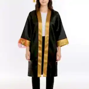 Lise Altın Sarısı Mezuniyet Kep Cübbe