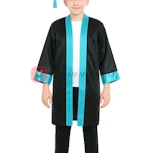 Ortaokul Turkuaz Mezuniyet Kep Cübbe