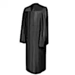shiny-black-graduation-gown